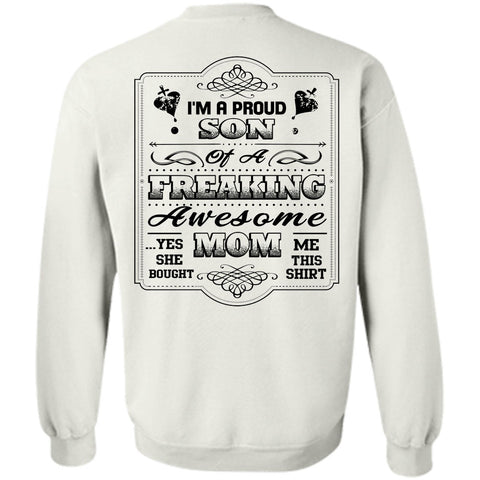 A black t-shirt with the shopify logo