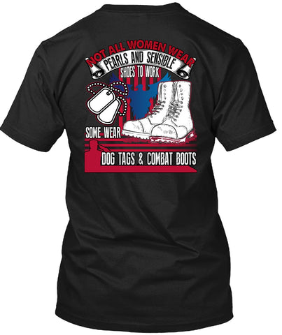 A black t-shirt with the shopify logo