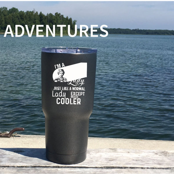 I'm A Riding Instructor Lady Tumbler 30 oz Stainless Steel, Cool Lady Travel Mug