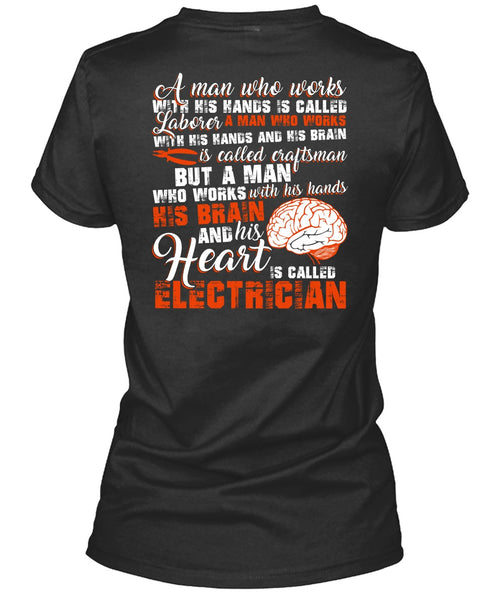 His Heart Is Called Electrician T Shirt, I Love Electrician T Shirt