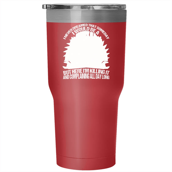 I Would Be A Grumpy Old Mechanic Tumbler 30 oz Stainless Steel, Best Gift For My Grandpa Travel Mug