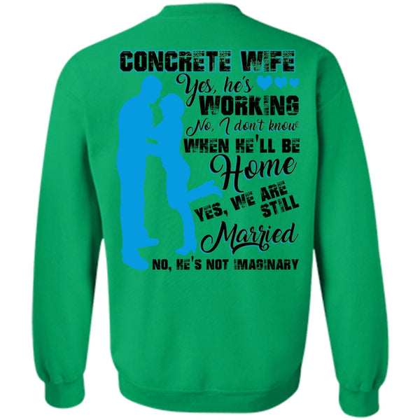 I Love Wife T Shirt, Concrete Wife Sweatshirt