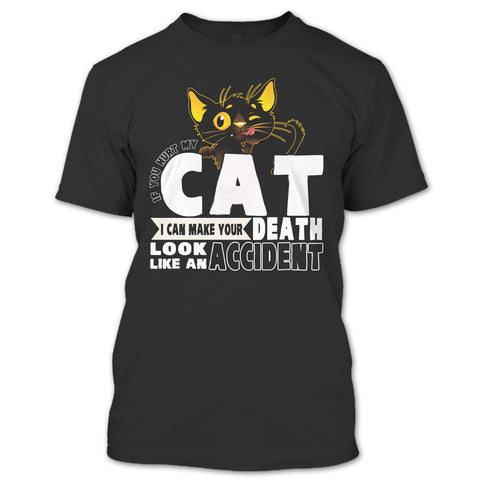 A black t-shirt with the shopify logo