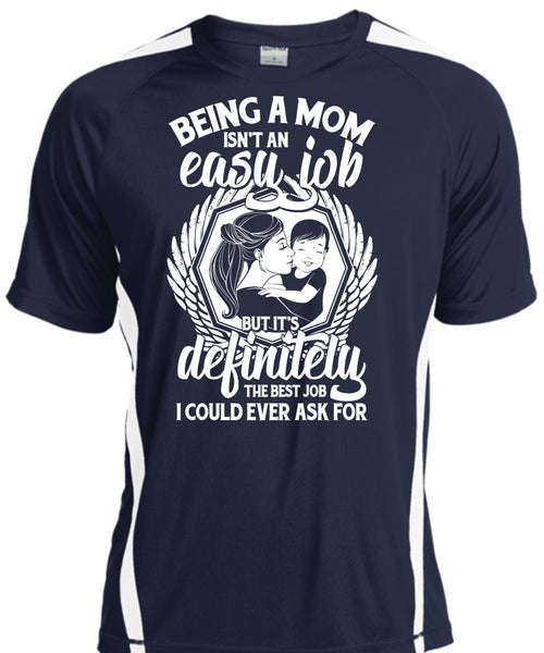 Being A Mom T Shirt, It's Definitely The Best Job T Shirt, Cool Shirt