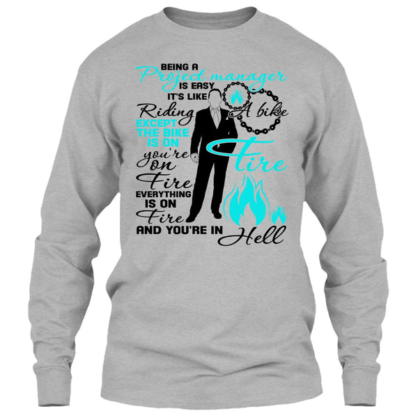 Being A Project Manager T Shirt, Coolest Project Manager T Shirt