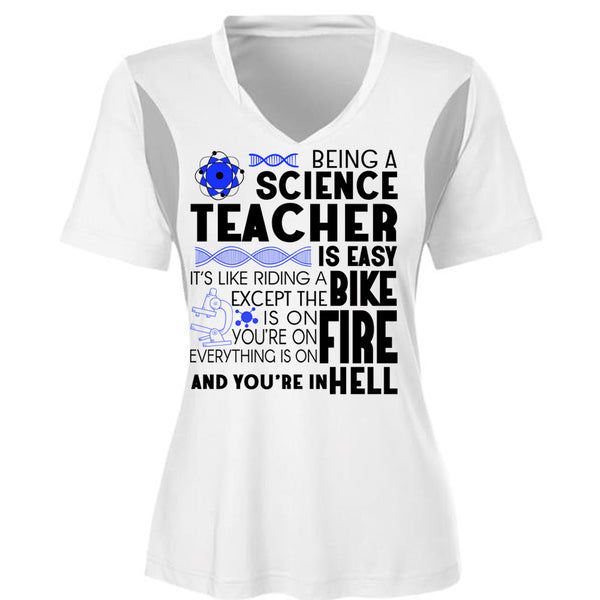 Being A Science Teacher Is Easy T Shirt, Being A Teacher T Shirt, Awesome T-Shirts