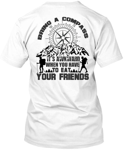 A black t-shirt with the shopify logo