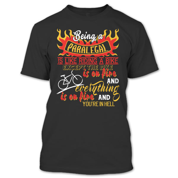 A black t-shirt with the shopify logo