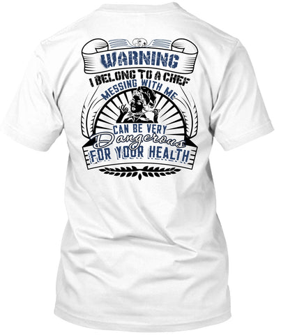 A black t-shirt with the shopify logo