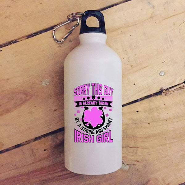 Taken By A Strong And Smart Irish Girl 20 oz Stainless Steel Bottle,Cool Husband Outdoor Sports Water Bottle