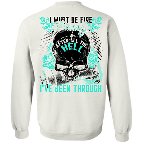 A black t-shirt with the shopify logo