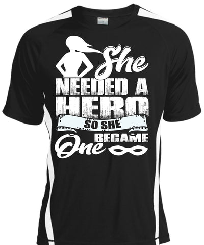 A black t-shirt with the shopify logo