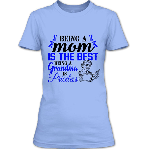 Being A Mom Is The Best T Shirt, Gift For Grandmother T Shirt