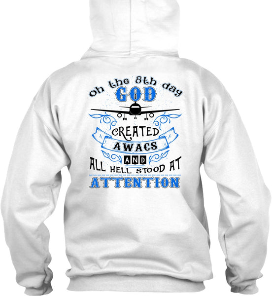 God Created Awacs T Shirt, I Love Pilot T Shirt