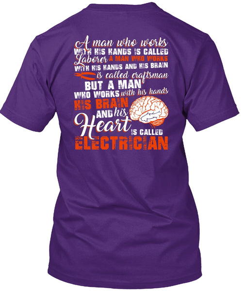 His Heart Is Called Electrician T Shirt, I Love Electrician T Shirt