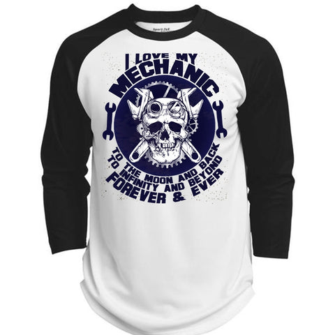 A black t-shirt with the shopify logo