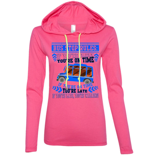 Bus Stop Rules T Shirt, I Love Bus T Shirt, Awesome T-Shirts