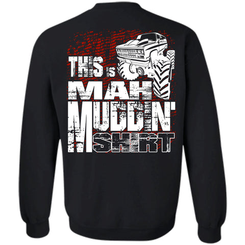 A black t-shirt with the shopify logo