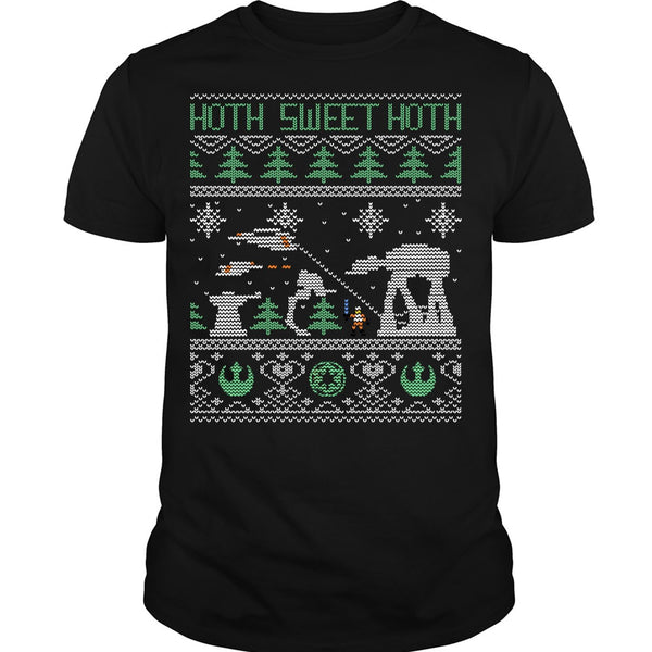 A black t-shirt with the shopify logo