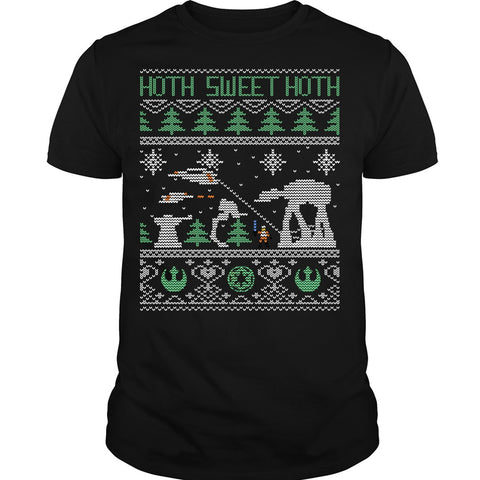 A black t-shirt with the shopify logo