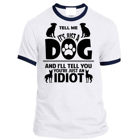 A black t-shirt with the shopify logo