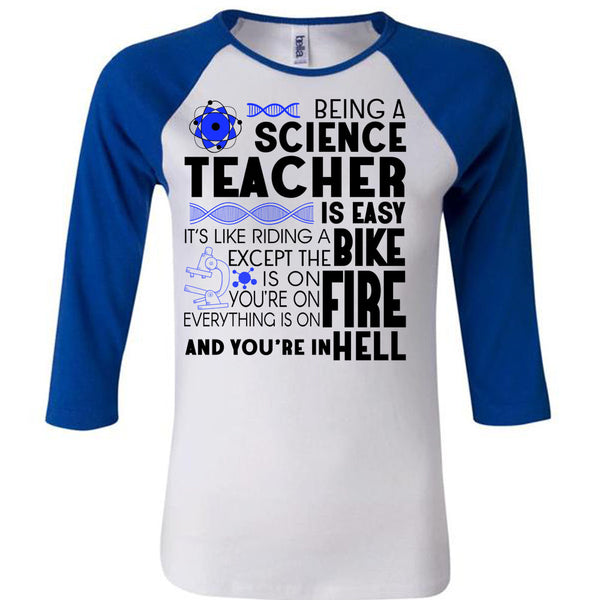 Being A Science Teacher Is Easy T Shirt, Being A Teacher T Shirt, Awesome T-Shirts