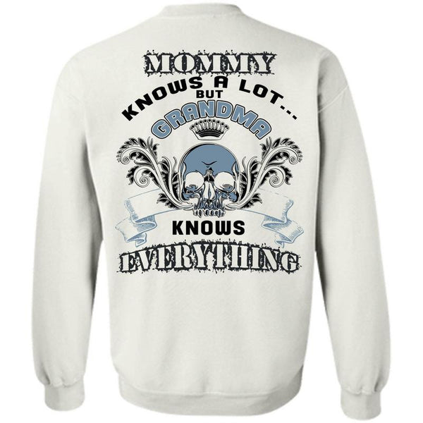 A black t-shirt with the shopify logo