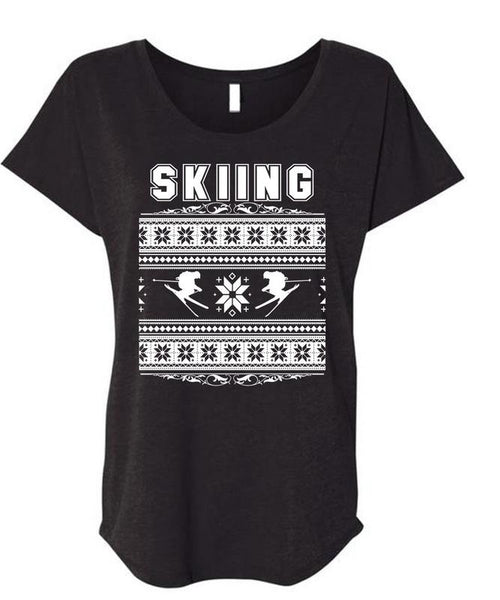 A black t-shirt with the shopify logo