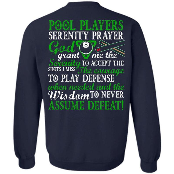 Being A Pool Player T Shirt, I Love Pool Sweatshirt