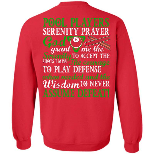 Being A Pool Player T Shirt, I Love Pool Sweatshirt