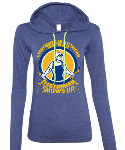 A black t-shirt with the shopify logo