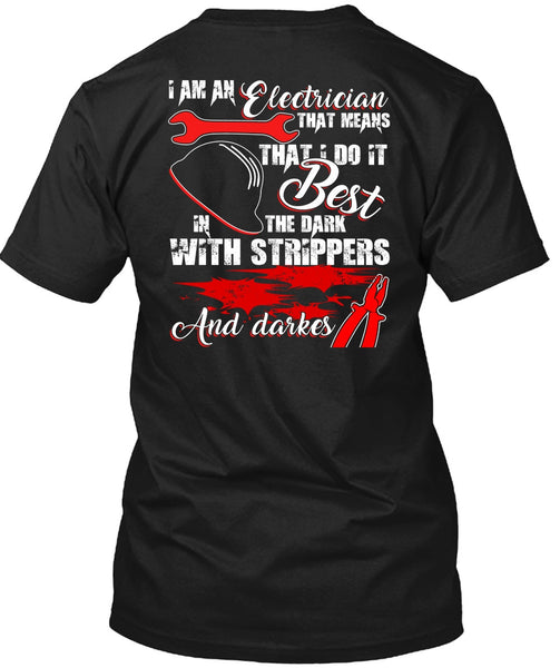 A black t-shirt with the shopify logo