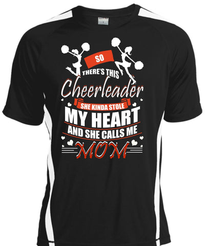 A black t-shirt with the shopify logo