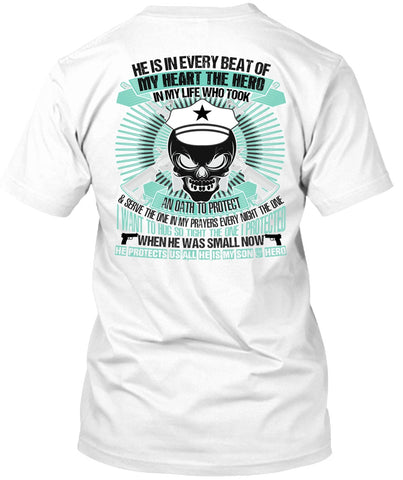 A black t-shirt with the shopify logo