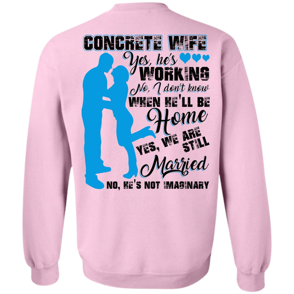 I Love Wife T Shirt, Concrete Wife Sweatshirt