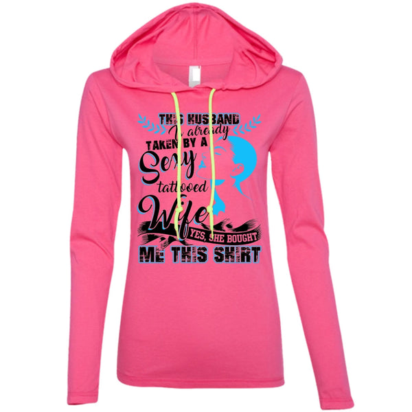 This Husband Is Already Taken By A Tattooed Wife T Shirt, I Love Husband T Shirt, Awesome T-Shirts