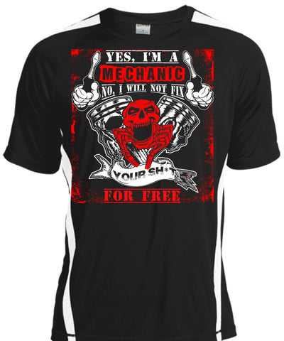 A black t-shirt with the shopify logo