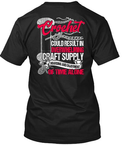 A black t-shirt with the shopify logo