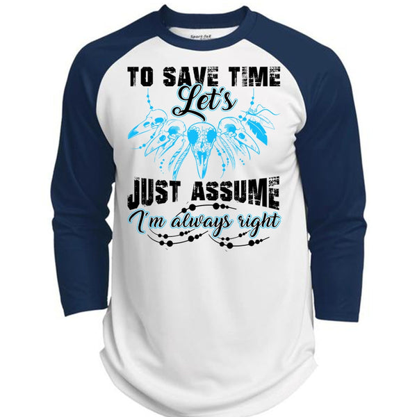 To Save The Let's Just Assume T Shirt, I Love My Life T Shirt, Awesome T-Shirts  (Polyester Game Baseball Jersey)