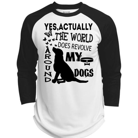 A black t-shirt with the shopify logo