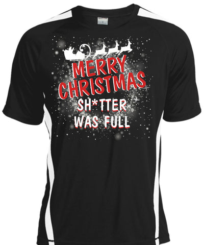 A black t-shirt with the shopify logo