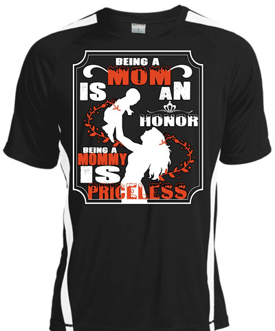 A black t-shirt with the shopify logo