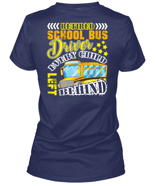 Retired School Bus Driver T Shirt, I Love Bus T Shirt