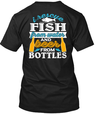 A black t-shirt with the shopify logo