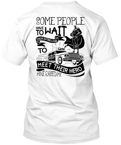 A black t-shirt with the shopify logo