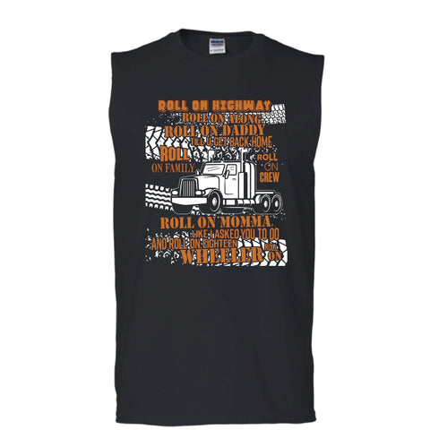 A black t-shirt with the shopify logo