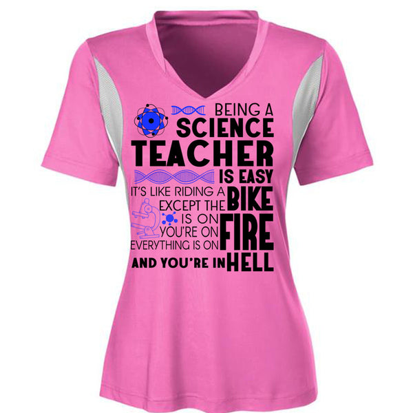 Being A Science Teacher Is Easy T Shirt, Being A Teacher T Shirt, Awesome T-Shirts
