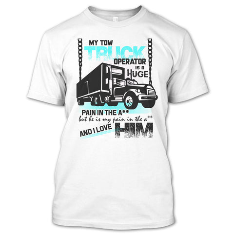 A black t-shirt with the shopify logo