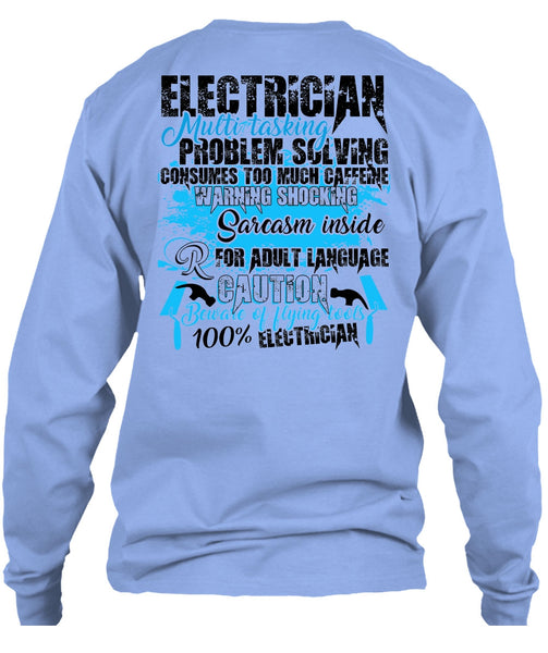 Electrician Multitasking T Shirt, I Love Electrician T Shirt