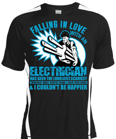 A black t-shirt with the shopify logo